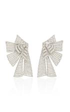 Hueb Labyrinth 18k White Gold Earrings
