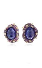 Arunashi One-of-a-kind Tanzanite And Sapphire Stud Earrings