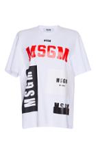 Msgm Mixed Logo T-shirt