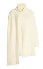 Moda Operandi Deveaux Molly Asymmetric Wool-blend Turtleneck Sweater Cape