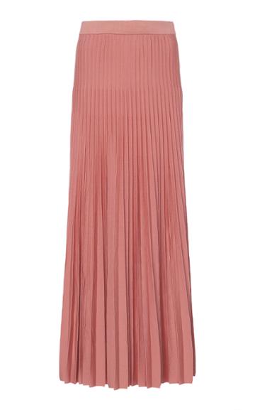 Agnona Extrafine Merino Pleated Skirt