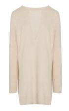 Rosetta Getty Cashmere Slit Front Tunic Top