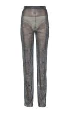 Moda Operandi Mach & Mach Crystalized Silver Stretchy Pants