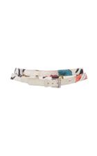 Jonathan Cohen Orchid Collage Jacquard Wrap Belt