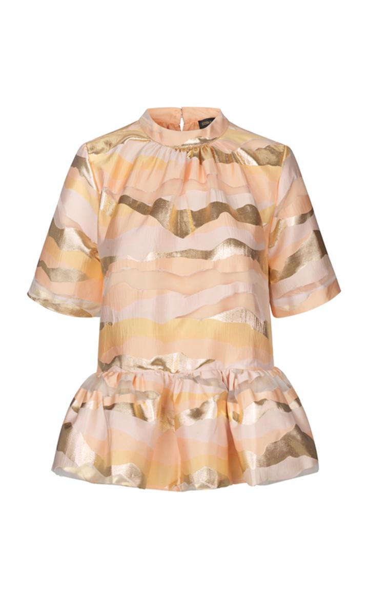 Moda Operandi Stine Goya Tolu Printed Cady Top