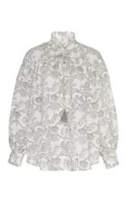 Alix Of Bohemia Grisaille Lace Up Top