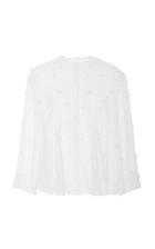 Rosie Assoulin Long Sleeve Button Blouse With Full Back