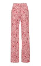 Diane Von Furstenberg Taped Straight Leg Pant