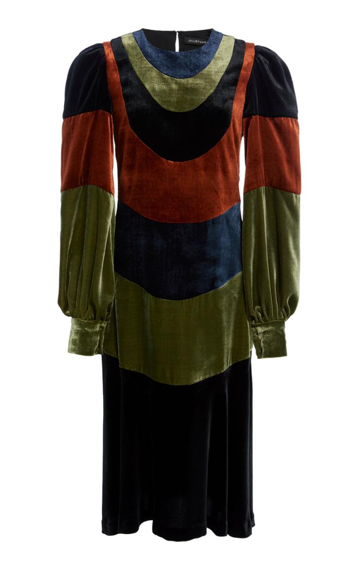 Jill Stuart Alessandra Liquid Velvet Dress