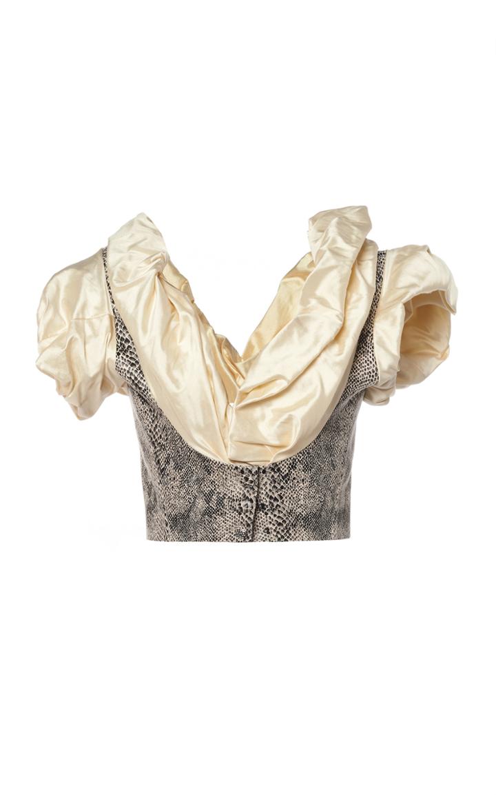 Moda Operandi Y/project Draped Corset Top Size: 34