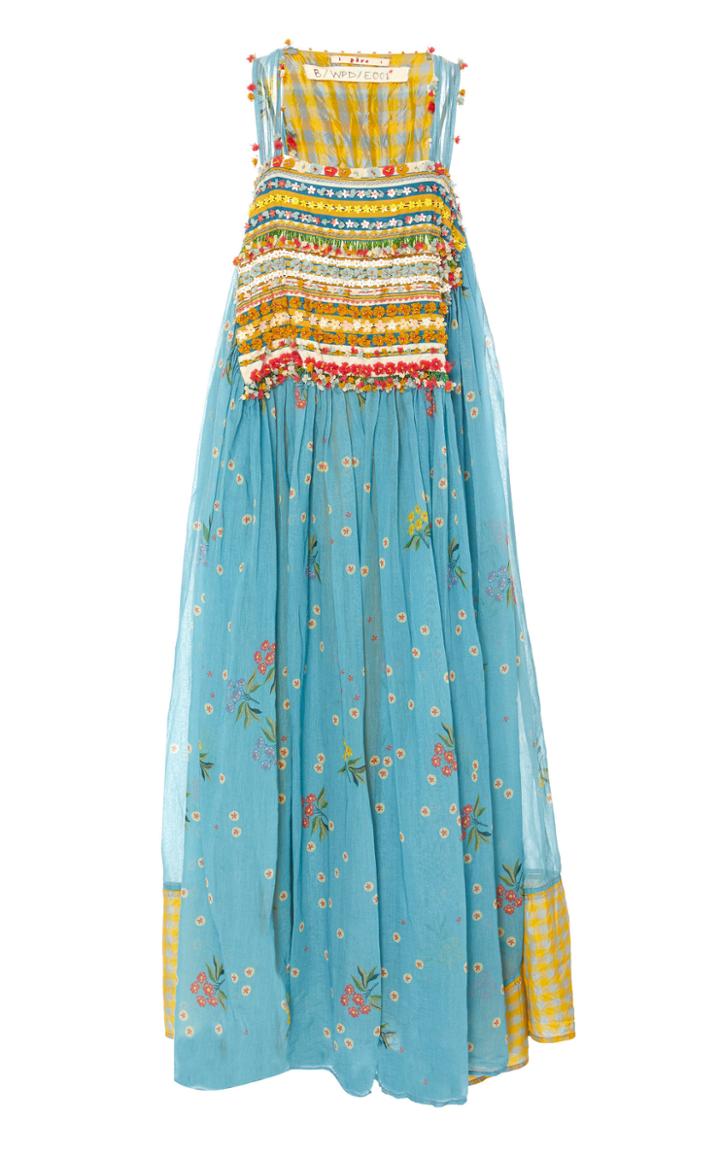 Pro Square Neck Cotton Maxi Dress