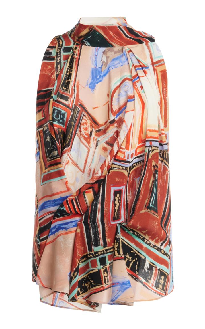 Moda Operandi Alexandre Blanc Printed Silk Scarf Top