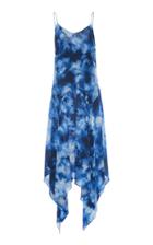 Michael Kors Collection Asymmetrical Silk Dress