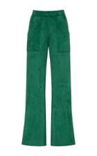 Cynthia Rowley Stretch Suede Cargo Pant