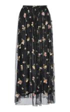 Moda Operandi Rahul Mishra Floral-embroidered Tulle Maxi Dress Size: 38