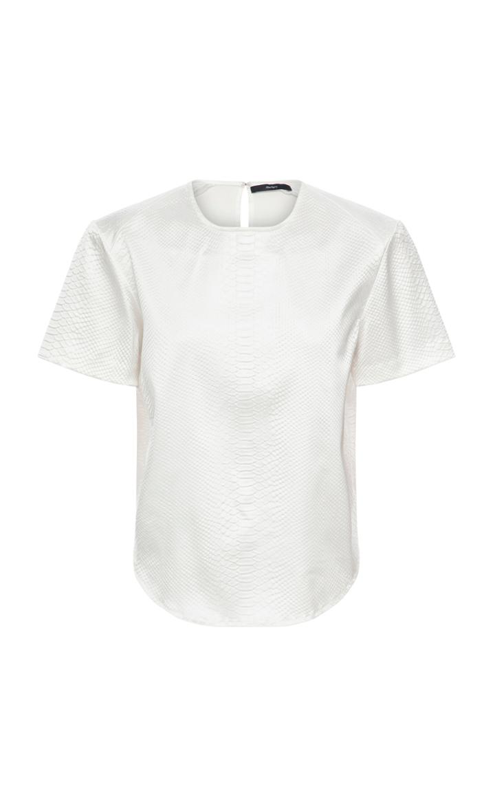 Moda Operandi Alex Perry Piper Reptile Satin Tee Size: 6