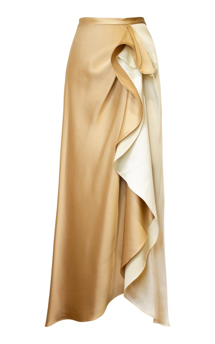 Alejandra Alonso Rojas Satin Cascade Skirt