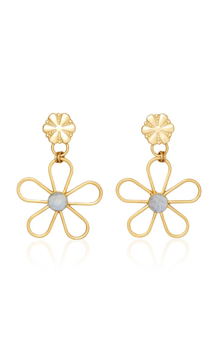 Moda Operandi Brinker & Eliza Gold-tone Petunia Earrings