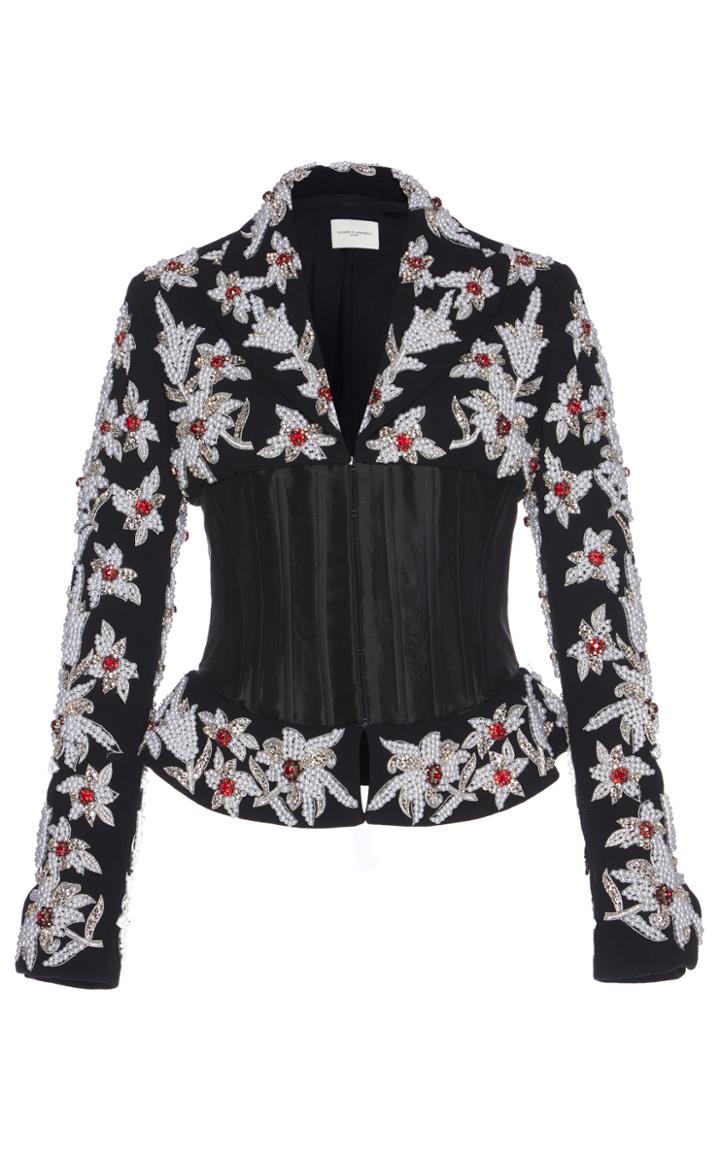 Giuseppe Di Morabito Embroidered Corset Waist Jacket