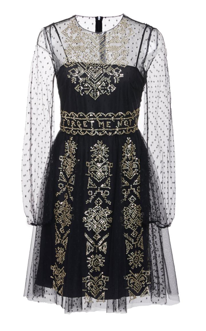 Red Valentino Sequin Forget Me Not Dress