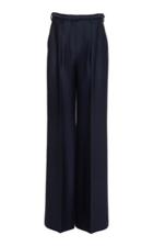 Gabriela Hearst Vargas Belted Wide-leg Trouser