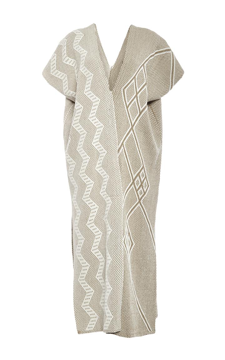 Voz Hand-loomed Organic Cotton Two Panel Dress