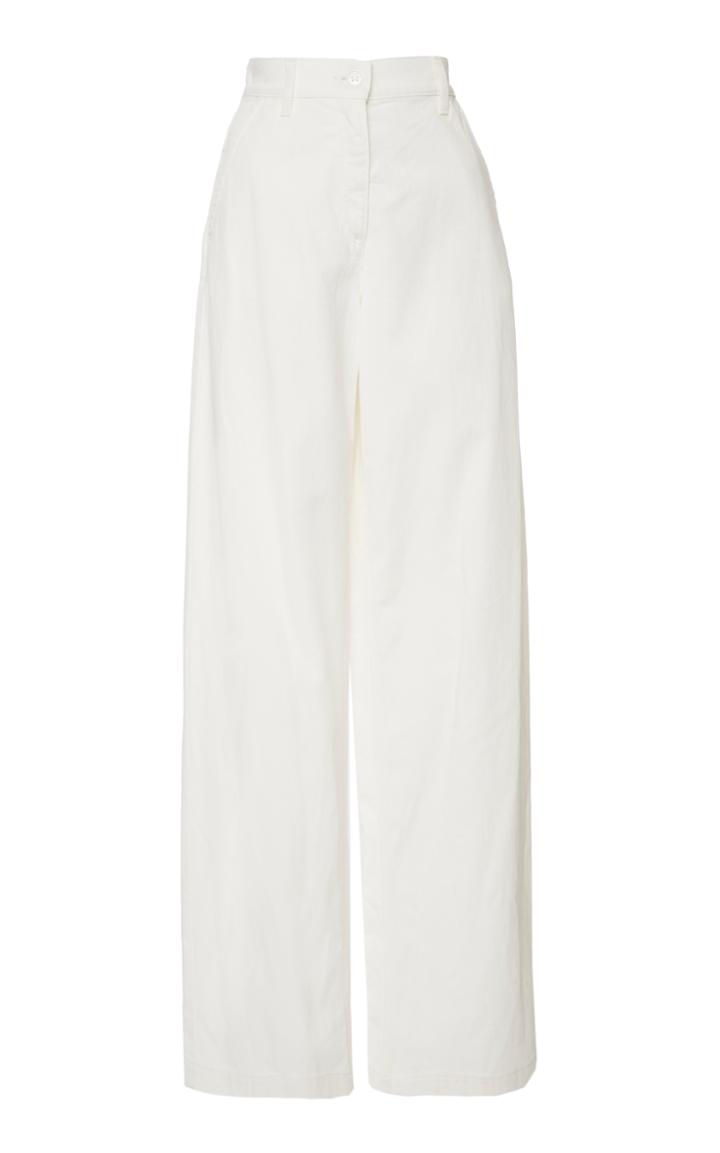 Tomas Maier Gabardine Wide Leg Trousers