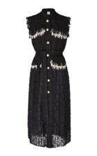 Huishan Zhang Wyatt Sleeveless Embellished Lace Midi Dress