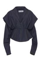 Moda Operandi Molly Goddard Rudi Denim Corset-waist Jacket Size: 6