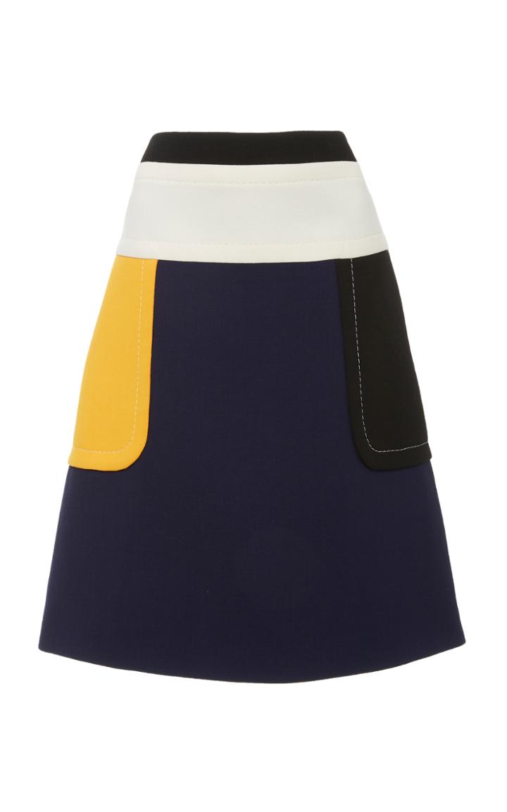 Marni Double Face Crepe Skirt