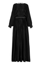 Moda Operandi Escvdo Borneo Long-sleeve Maxi Dress With Hand Embroidery