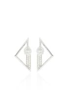 Moda Operandi Yeprem 18k White Gold Electrified Earrings