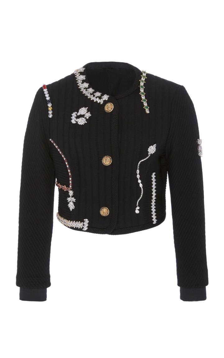 Fallon Vintage Atelier Versace Ribbed Wool Jacket