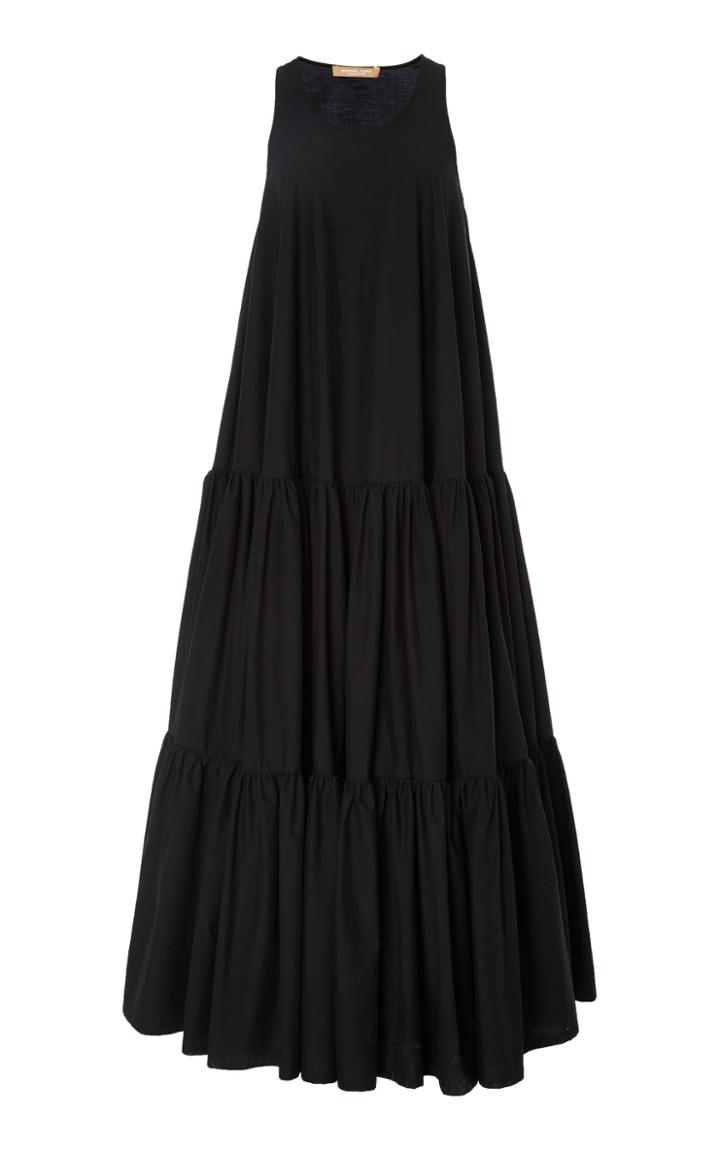Michael Kors Collection Ruffle Trapeze Dress