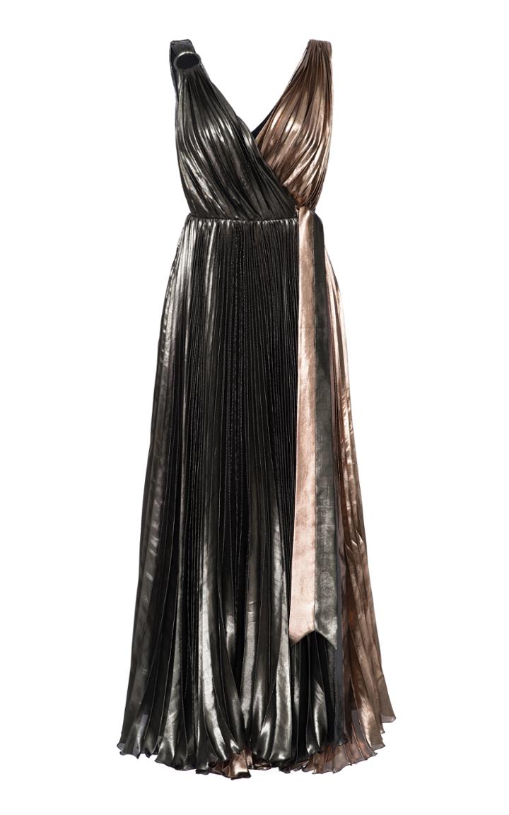Maria Lucia Hohan Diya Pleated Chiffon Dress