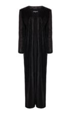 Balmain Pleated Leather Coat