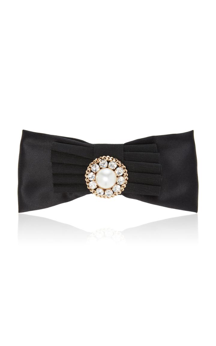 Moda Operandi Alessandra Rich Embellished Hair Bow