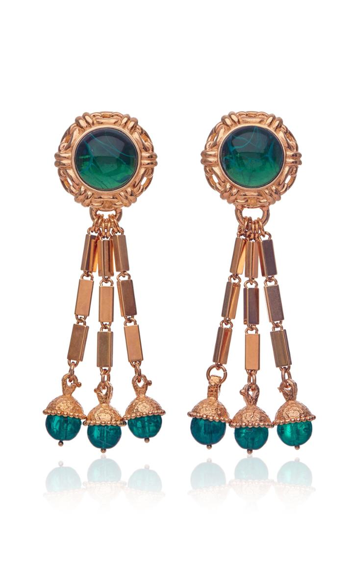 Moda Operandi Markarian Theodora 18k Gold Plated Tassel Earrings