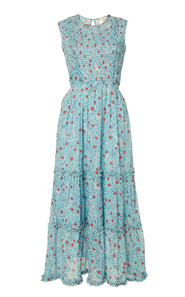 Banjanan Isha Printed Cotton Midi Dress