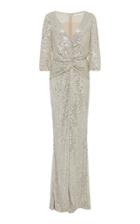 Rachel Gilbert Lovelle Beaded Maxi Dress