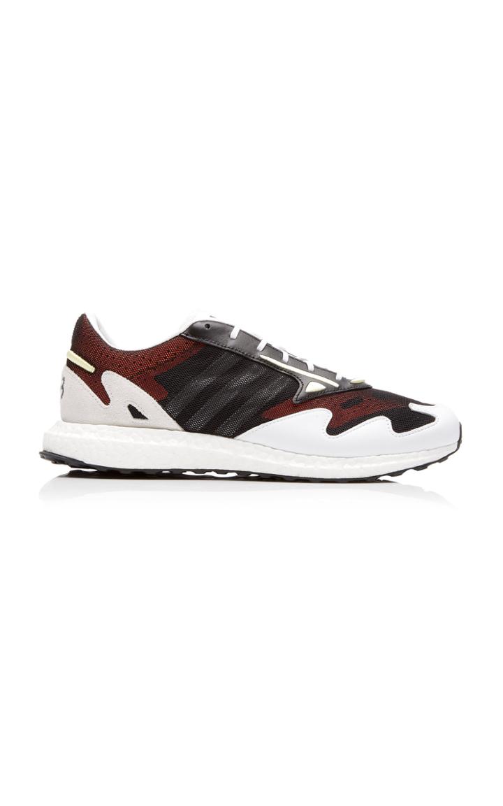 Y-3 Rhisu Run Leather Sneakers