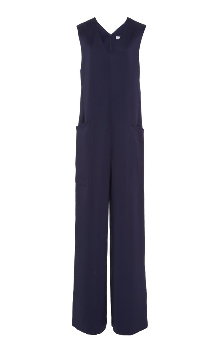 Tibi Bonded Satin Jumpsuit