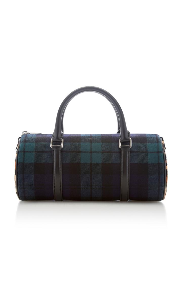 Michael Kors Collection Blackwatch Tartan Eva Mini Satchel