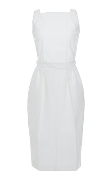 Moda Operandi Max Mara Brema Cotton-gabardine Open-back Sheath Dress Size: 0