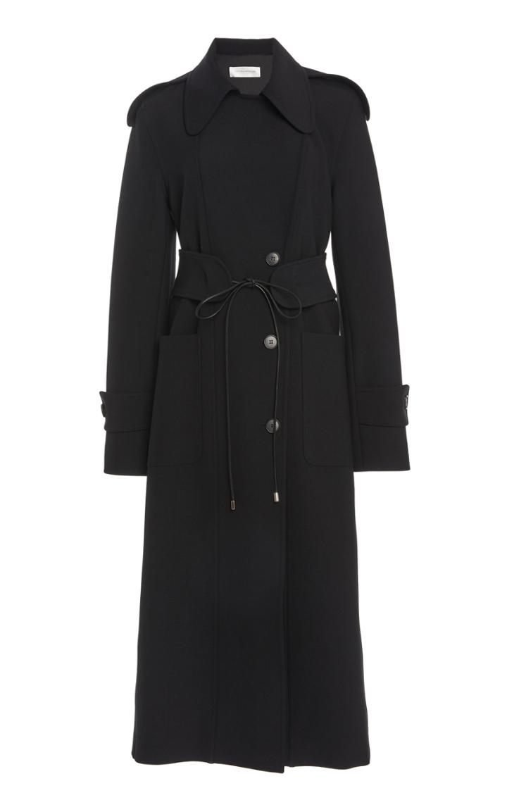 Moda Operandi Victoria Beckham Draped Cady Coat