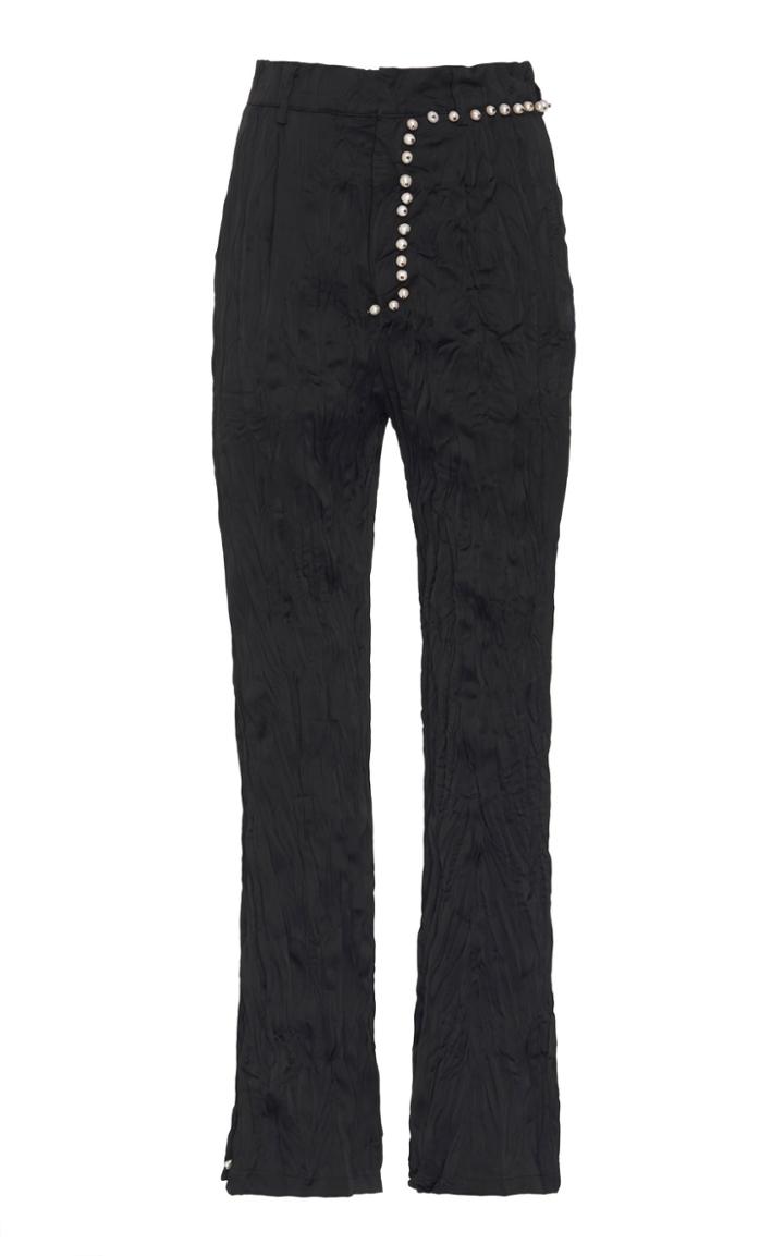 Moda Operandi Peet Dullaert Crushed Crepe Flared Pants Size: 32