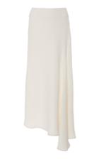 Acler Indiannah Asymmetrical Draped Midi Skirt