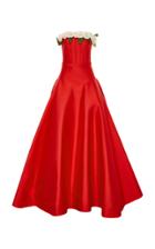 Elizabeth Kennedy Gown With Flower Corset