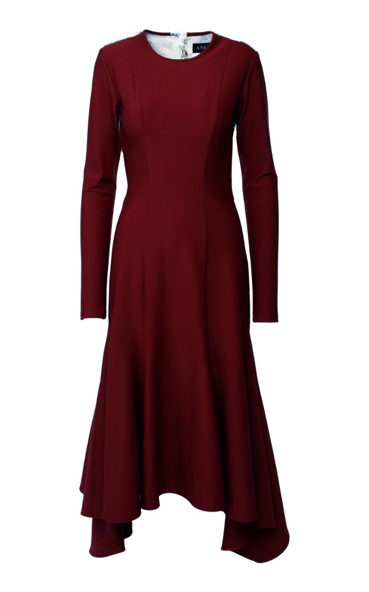 Anouki Asymmetric Godet Dress