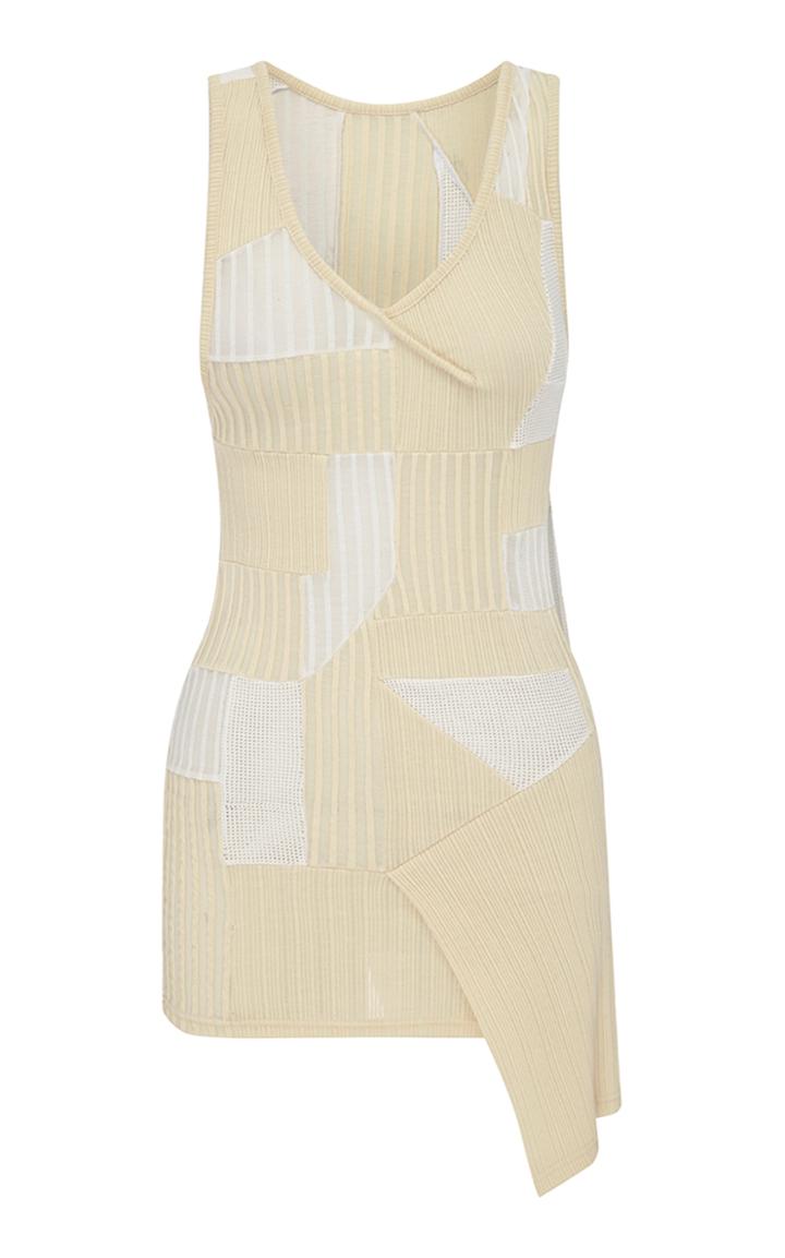 Christopher Esber Patchwork Multi Rib Intersect Tank